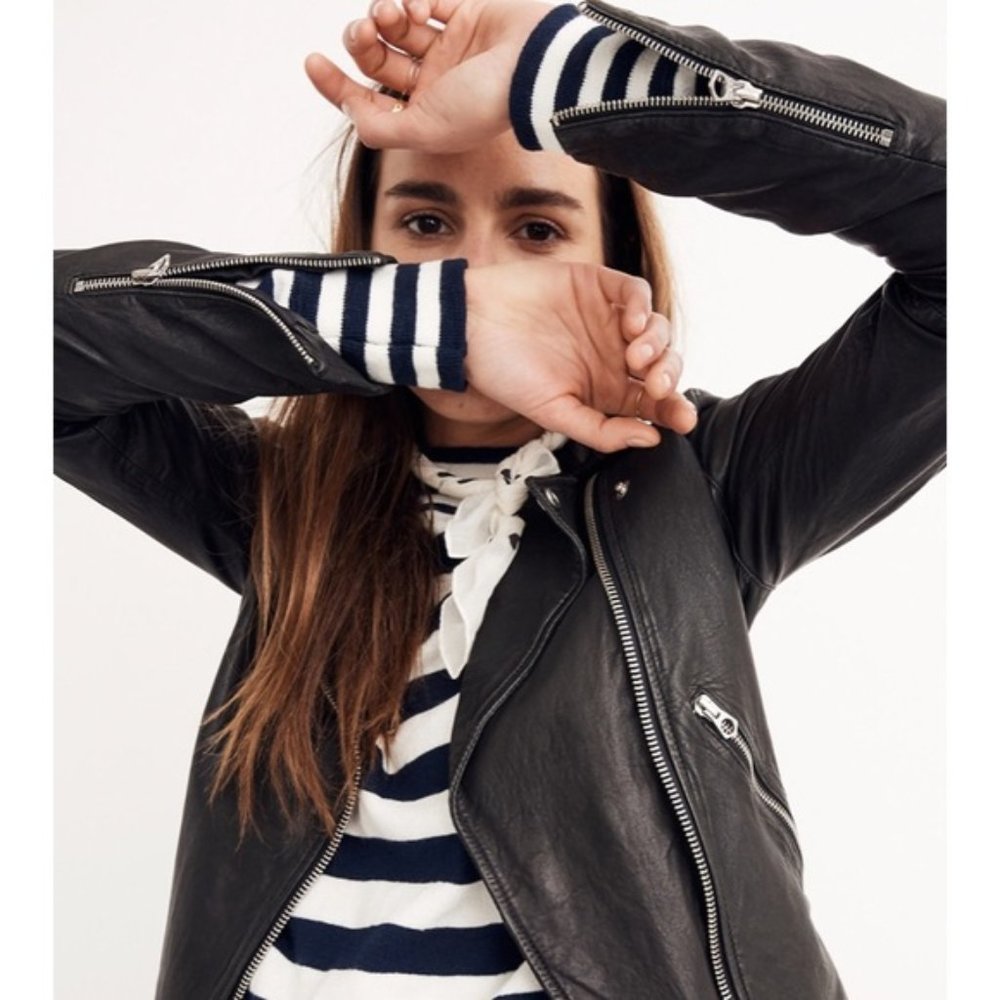 NWT Madewell Washed Leather Jacket